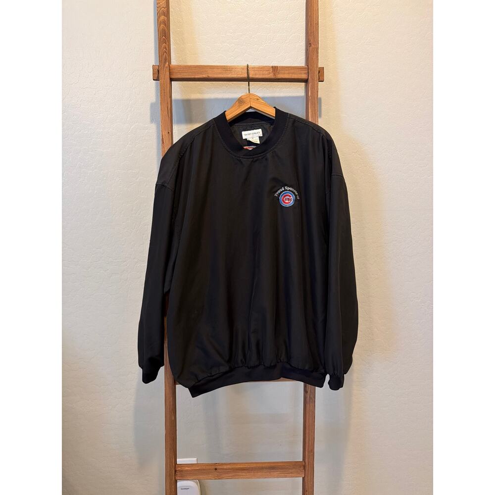 Vintage Sport Haley Chicago Cubs Red Baron Pullover Windbreaker Jacket XL